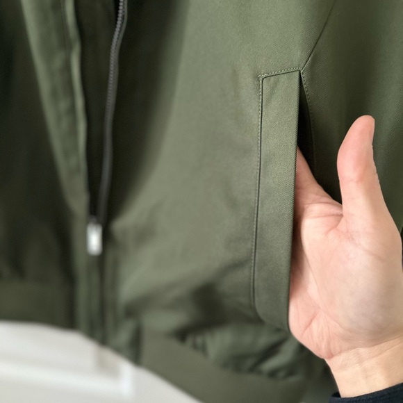 Topman Olive Green Bomber Jacket - Picture 6 of 10